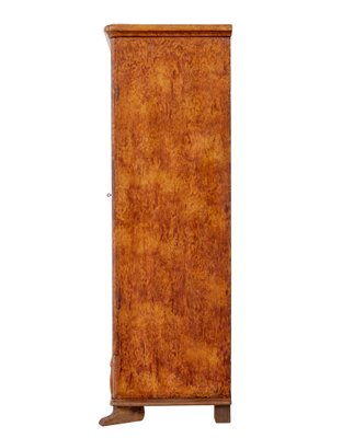 19th Century Swedish Traditional Ragwork Pine Cupboard, 1860 for