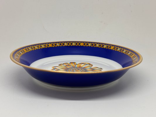 Cocarde de Soie Soup Plates from Hermès, 1980s, Set of 6 for sale