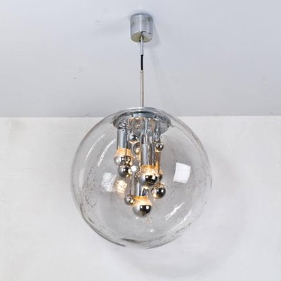 Large Handn Bubble Gl Pendant Lights From Doria 1970s Set Of 2 Large Handn Bubble Gl Pendant Lights From Doria 1970s Set Of 2