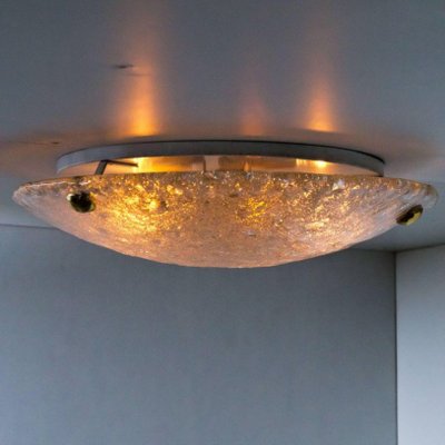 Large Flush Mounts Or Wall Lights In Two Sizes From Hillebrand 1960s Set Of 3