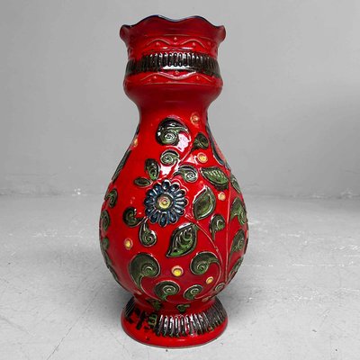 Vintage Keramikvase von Bay Keramik, West Germany, 1970er bei