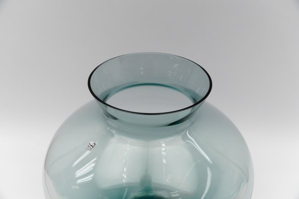 Tourmaline Blue Heart Vases by Wilhelm Wagenfeld for WMF