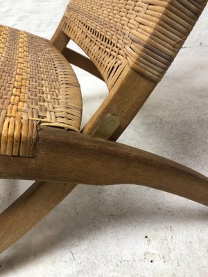 JH512 Folding Chair by Hans J. Wegner for Johannes Hansen, Denmark