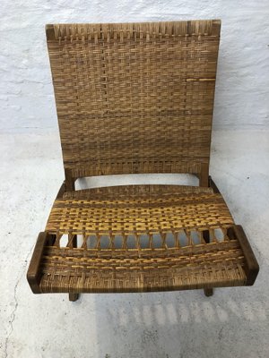 JH512 Folding Chair by Hans J. Wegner for Johannes Hansen, Denmark