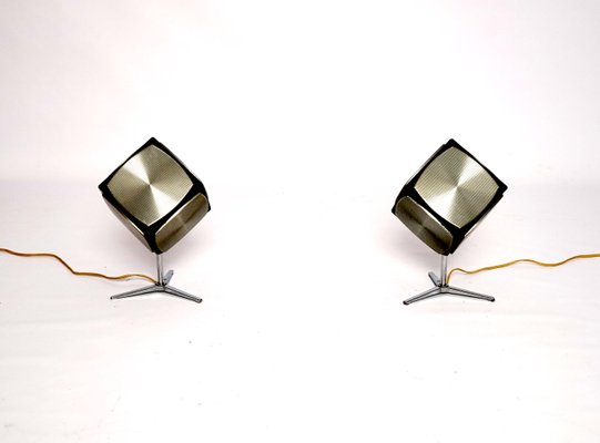 Vintage Audiorama 700 Cube Speakers from Grundig, Set of 2 Vintage Audiorama 700 Cube Speakers from Grundig, Set of 2