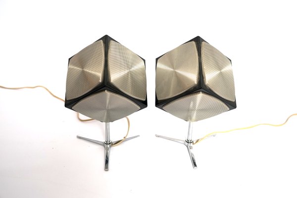 Vintage Audiorama 700 Cube Speakers from Grundig, Set of 2 Vintage Audiorama 700 Cube Speakers from Grundig, Set of 2
