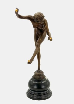 Claire Jeanne Robertine Colinet, Juggler, 1920s, Bronze for sale