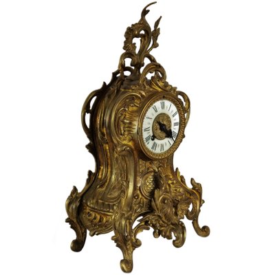 Antique Pendulum Table Clock by Japy Freres, 1855, Set of 3 for