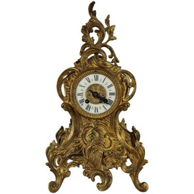 Antique Pendulum Table Clock by Japy Freres, 1855, Set of 3 for