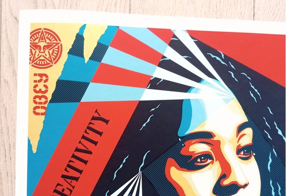 Shepard Fairey (Obey), Creativity, Equity, Justice, Screenprint