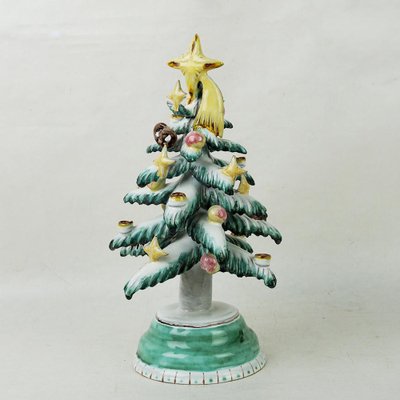 【まーちゃん さま】antique ✵* アンティークビーズの ホワイトツリー Antique White Metal Tabletop Christmas Tree Figurine 18 Inch