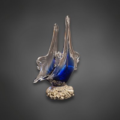 置物 Murano Italy Antique Murano Glass Napkin Holder from Manifattura Di Murano, Italy