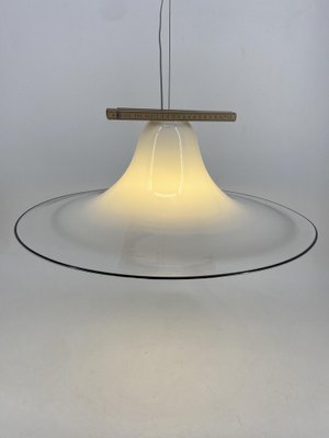 Murano Glass Ceiling Lamp by Renato Toso for Leucos, Italy, 1970s