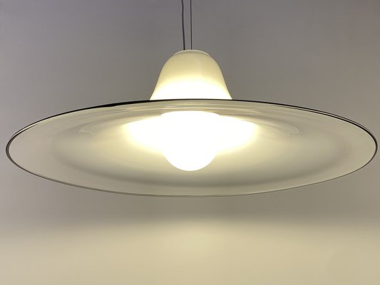 Murano Glass Ceiling Lamp by Renato Toso for Leucos, Italy, 1970s
