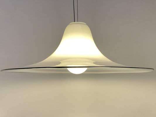 Murano Glass Ceiling Lamp by Renato Toso for Leucos, Italy, 1970s