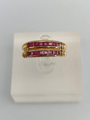 Vintage Ruby Gold Ring, 1970s for sale at Pamono