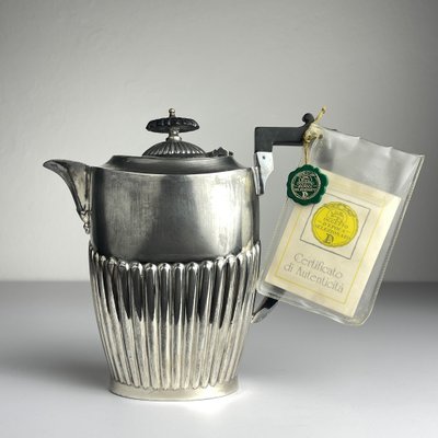 Cafetière Ancienne EPNS En Métal Argenté – Avec Son Pot à Lait, Service à Café Vintage
