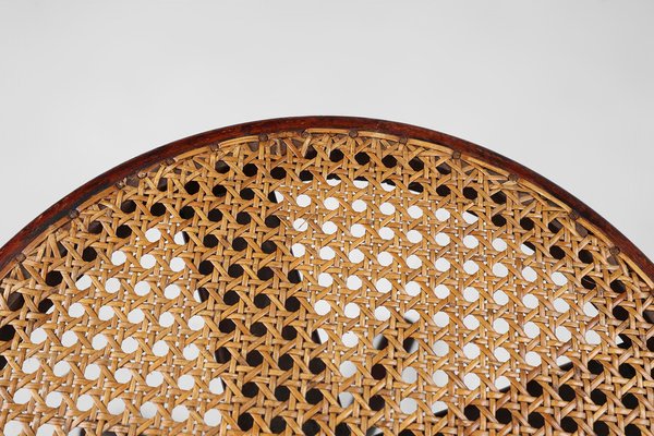 Tabouret De Piano Thonet Véritable – Bois Courbé Et Cannage – Début 20e – Art Déco
