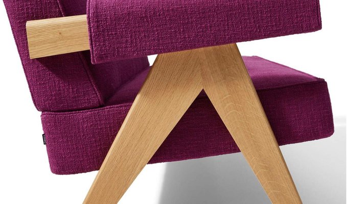 もうすぐ梅雨セール◇Cassina　FontanaArte　ConRuote Capitol Complex Sofa by Pierre Jeanneret for Cassina for sale at