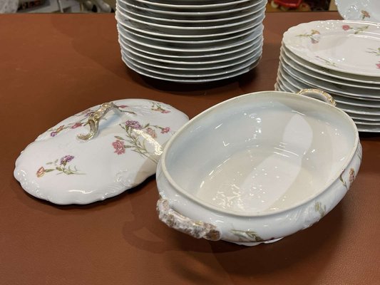 LIMOGES BERNARDAUD REFLETS SERVICE A CAFE EN PORCELAINE 11 PERSONNES