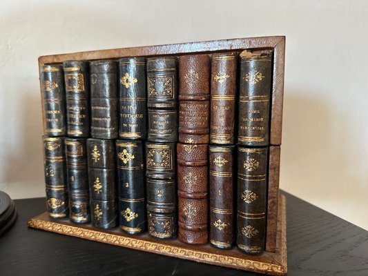 19th-Century Leather-Bound Spine Book Letter Box, 1970 for sale at