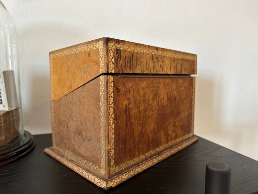 19th-Century Leather-Bound Spine Book Letter Box, 1970 for sale at