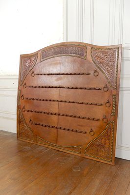 Tobacco Pipe Stand in Repoussé Leather, France, 20th Century for sale at  Pamono