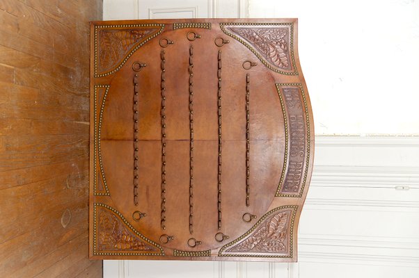 Tobacco Pipe Stand in Repoussé Leather, France, 20th Century for sale at  Pamono