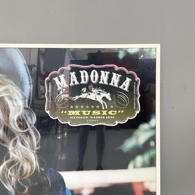 Italian Post-Modern Print of the Album Music by Singer Madonna
