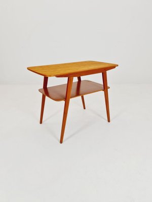 Mid-Century Modern German Ash Side Table from Else Möbelfabrik