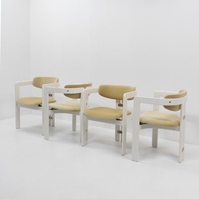 Italian Pamplona Chairs by Augusto Savini for Pozzi, 1970s, Set of