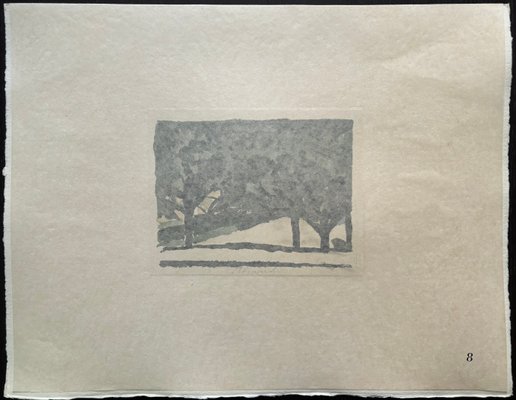 Giorgio Morandi, Landscape, 1956-1973, Lithograph for sale at Pamono