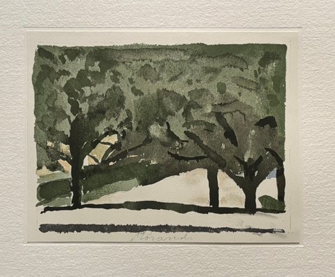 Giorgio Morandi, Landscape, 1956-1973, Lithograph for sale at Pamono