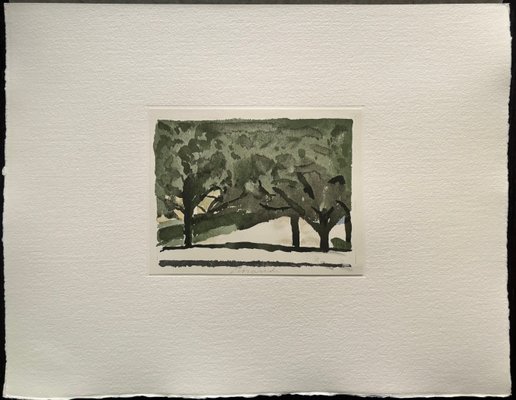 Giorgio Morandi, Landscape, 1956-1973, Lithograph for sale at Pamono