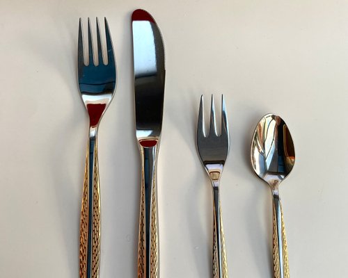 Vintage Flatware Cutlery Set from Fürst Besteck Solingen, 1960s