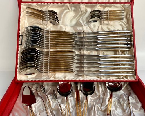 Vintage Flatware Cutlery Set from Fürst Besteck Solingen, 1960s
