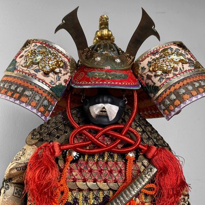 特撮 Japanese Traditions Shōwa Era Gogatsu Ningyō Doll with Samurai Armor, Japan