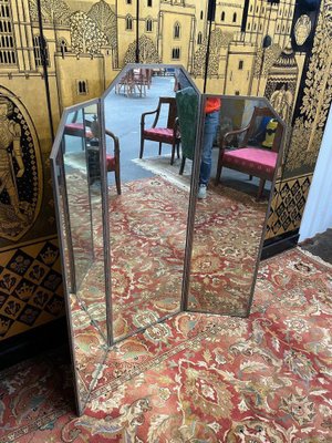 Miroir Triptyque attribué à la Maison Brot en vente sur