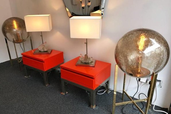 Rock Crystal Quartz Lamps 1970s Set Of 2 For At Pamono Rock Crystal Quartz Lamps 1970s Set Of 2