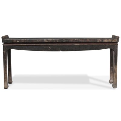 Painted Elm Altar Table From Qinghai -19th Century Painted Elm Altar Table From Qinghai -19th Century