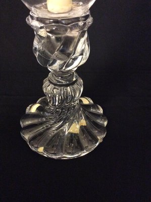 Bougeoir Vintage En Cristal De Luxe - Pièce Décorative élégante