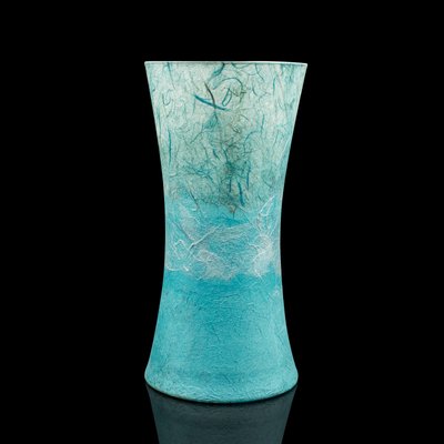 Englische Vase in Strohseide-Optik bei Pamono kaufen