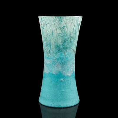 Englische Vase in Strohseide-Optik bei Pamono kaufen