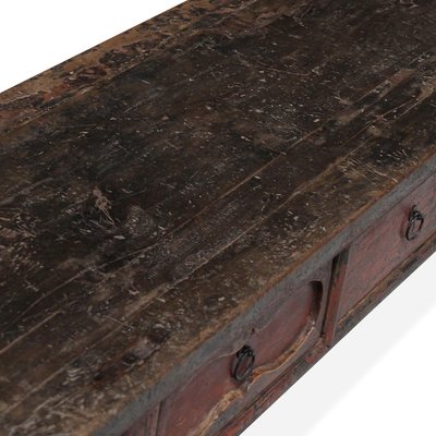 3 Drawer Kang Table From Shanxi - 19thC 3 Drawer Kang Table From Shanxi - 19thC