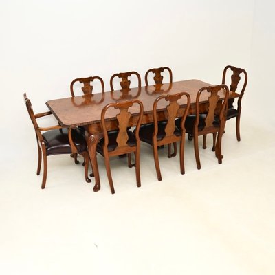 Antique Wooden Tables And Chairs For Sale Queen Anne Burr