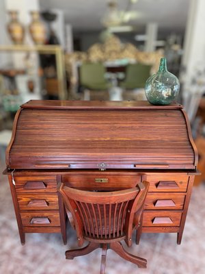American Bureau Desk with Blinds for sale at Pamono
