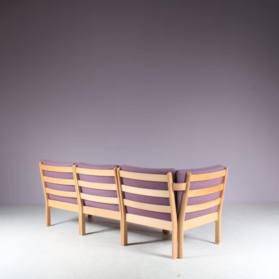 GE280 Corner Sofa by Hans J. Wegner for Getama, Denmark, 1980s