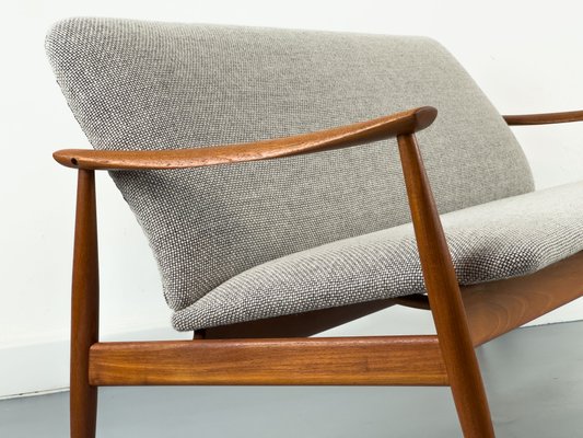 FD-138 Teak Sofa by Finn Juhl for France & Son, 1960s for sale at