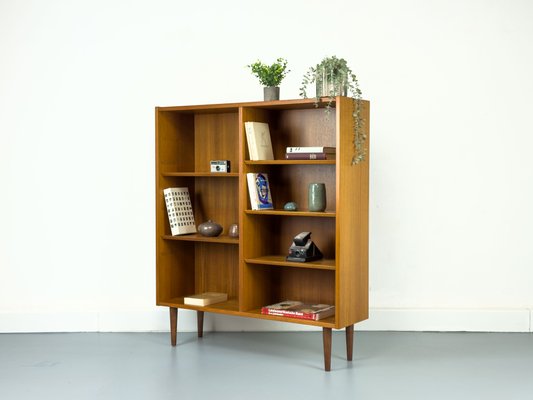 Teak bookshelf discount