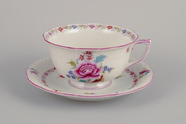 Große Porzellan Teetassen von Herend, 1944, 6 . Set bei Pamono kaufen